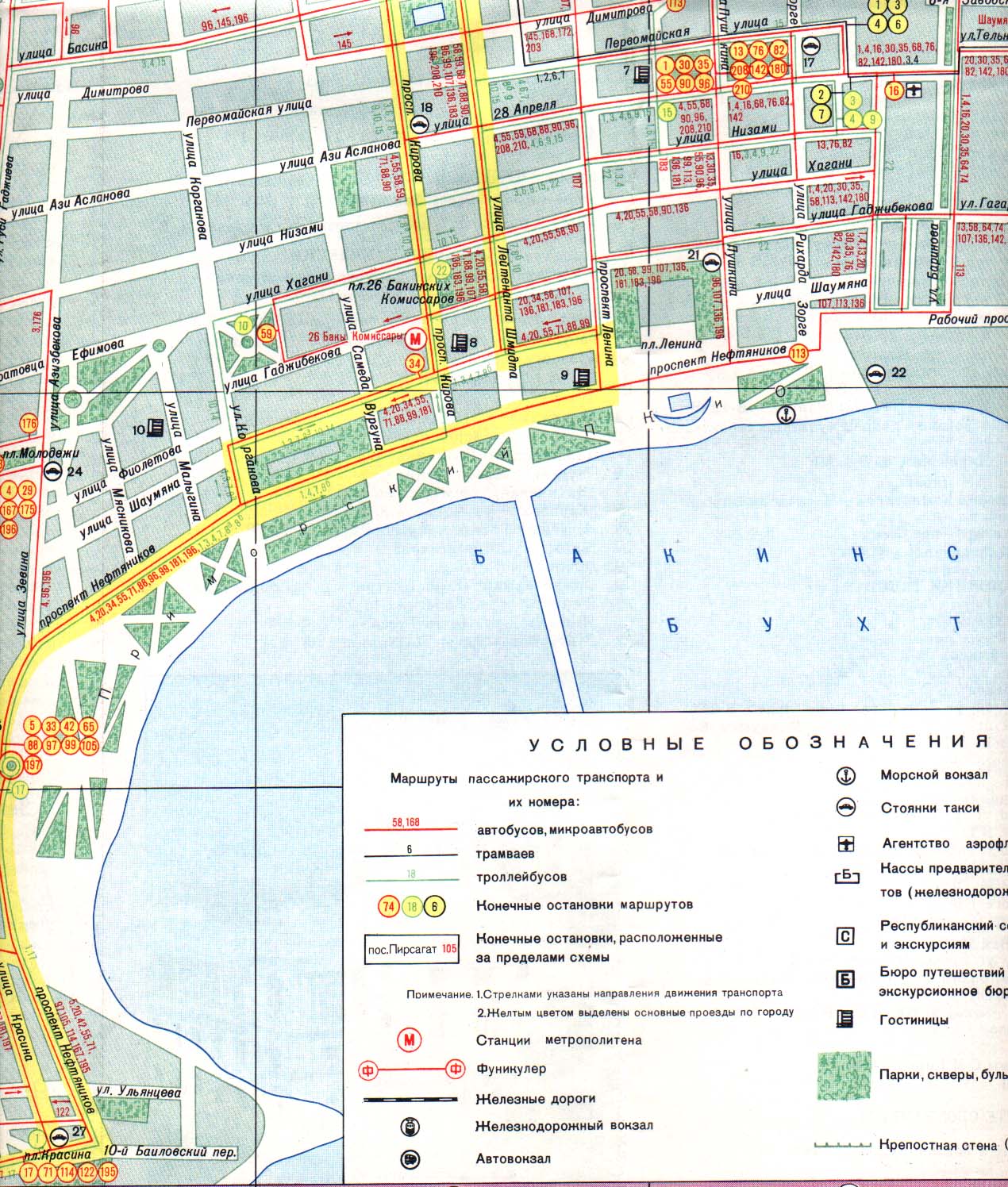 Map Of Baku